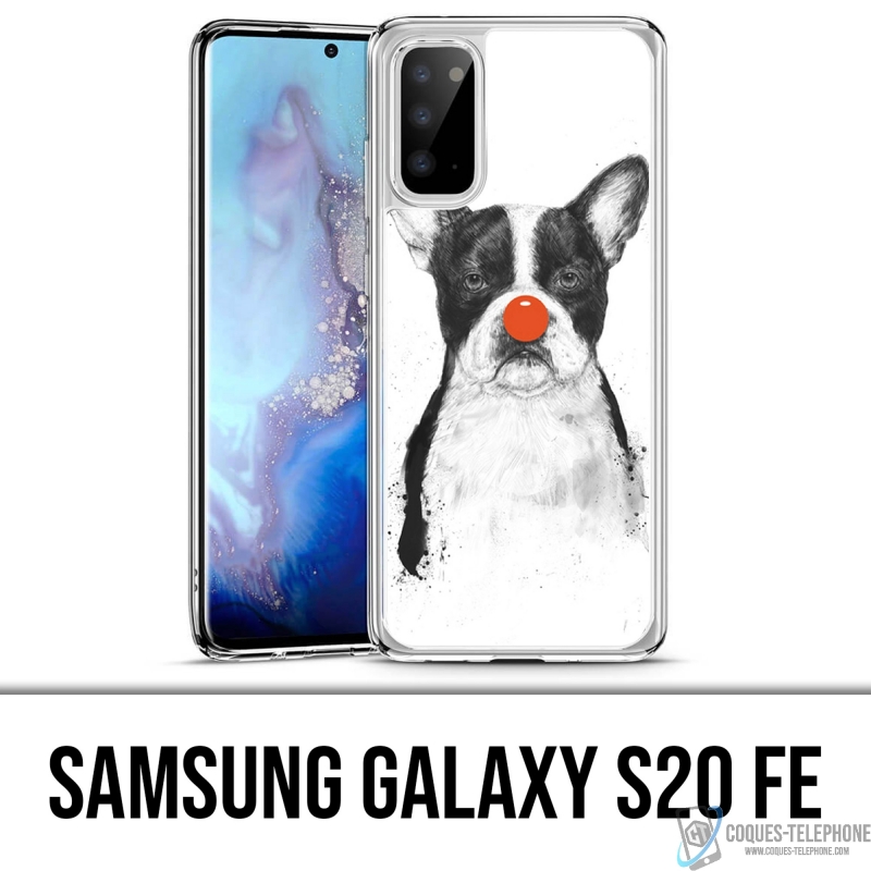 Custodie e protezioni Samsung Galaxy S20 FE - Bulldog cane pagliaccio