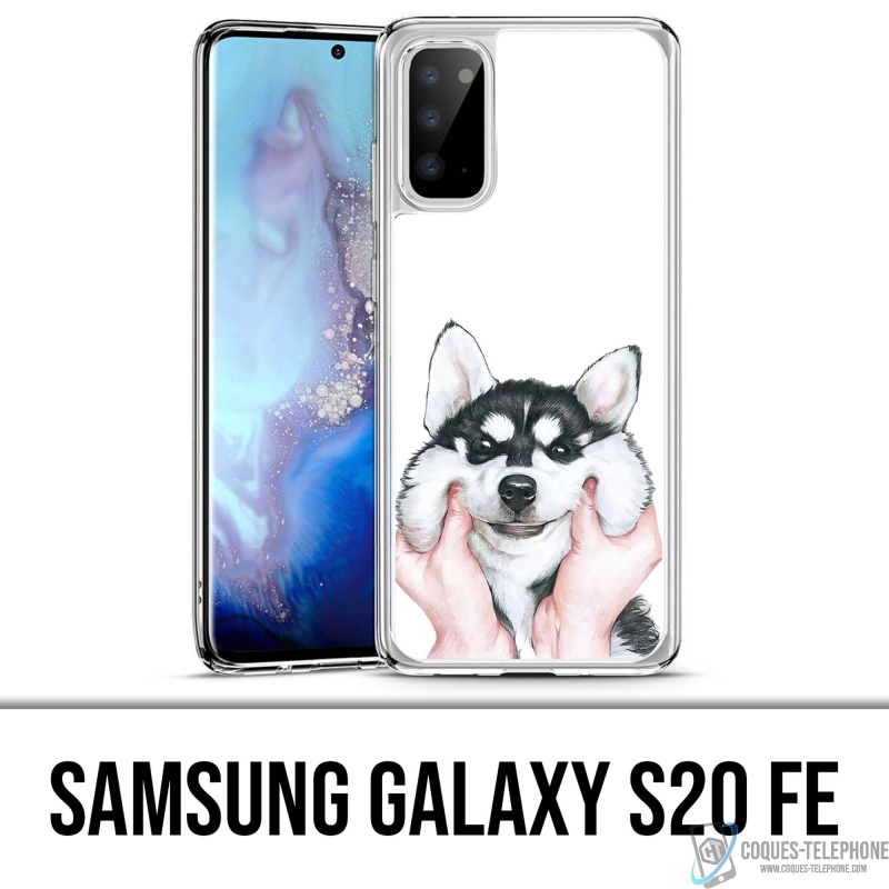 Custodia per Samsung Galaxy S20 FE - Husky Cheek Dog