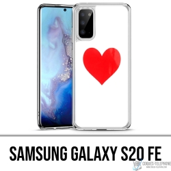 Coque Samsung Galaxy S20 FE - Coeur Rouge
