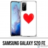 Custodia per Samsung Galaxy S20 FE - Cuore rosso