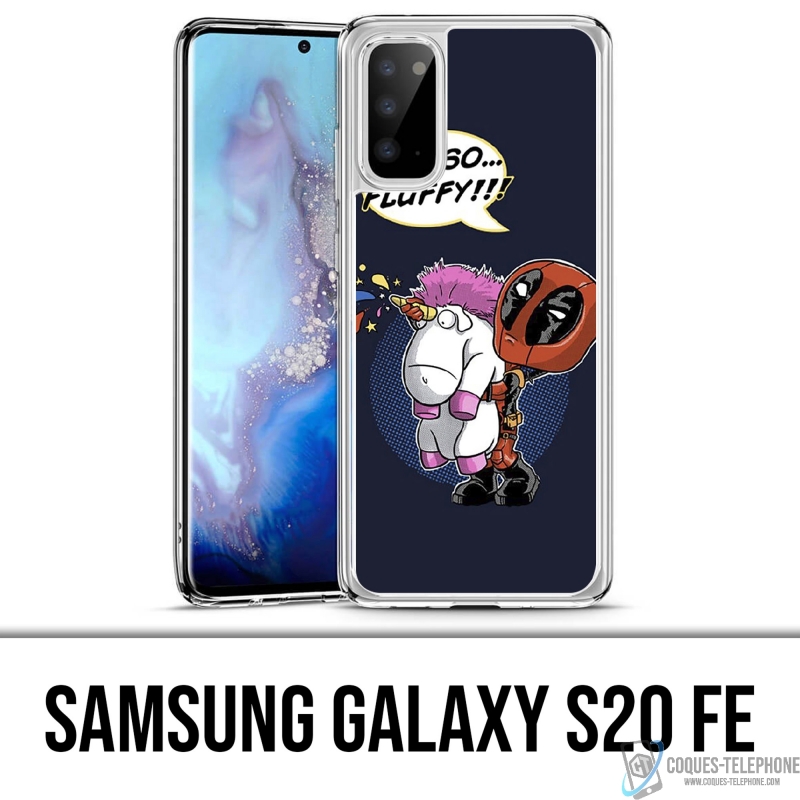 Custodia per Samsung Galaxy S20 FE - Deadpool Fluffy Unicorn