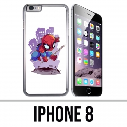 Coque iPhone 8 - Spiderman Cartoon