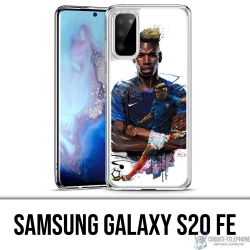 Samsung Galaxy S20 FE Case - Fußball Frankreich Pogba Zeichnung