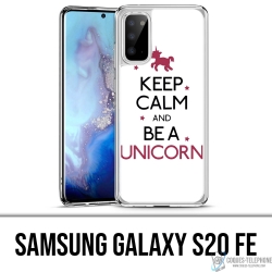 Samsung Galaxy S20 FE Case - Halten Sie ruhig Einhorn Einhorn
