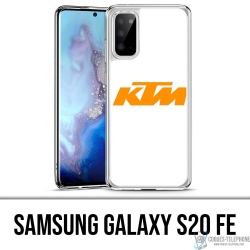 Custodia per Samsung Galaxy S20 FE - Logo Ktm Sfondo bianco