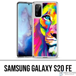 Coque Samsung Galaxy S20 FE - Lion Multicolore
