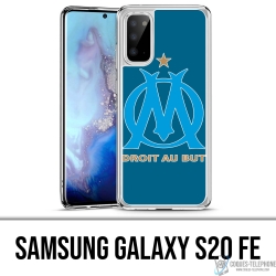 Coque Samsung Galaxy S20 FE - Logo Om Marseille Big Fond Bleu