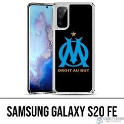 Coque Samsung Galaxy S20 FE - Logo Om Marseille Noir