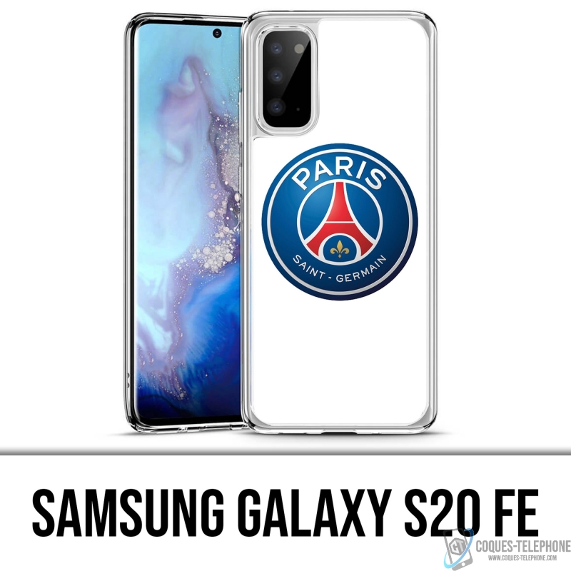 Coque Samsung Galaxy S20 FE - Logo Psg Fond Blanc