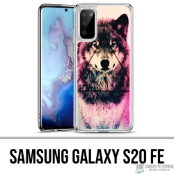 Coque Samsung Galaxy S20 FE - Loup Triangle