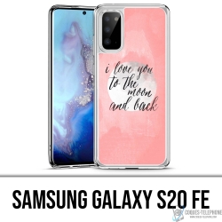 Funda Samsung Galaxy S20 FE - Love Message Moon Back