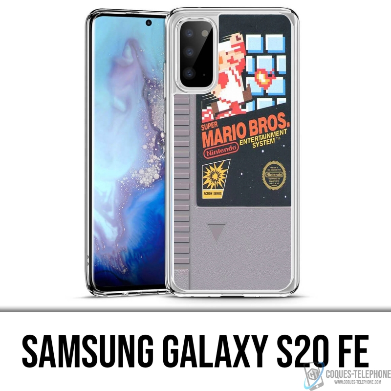 Funda Samsung Galaxy S20 FE - Cartucho Nintendo Nes Mario Bros