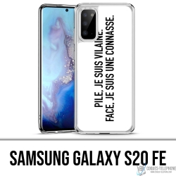Coque Samsung Galaxy S20 FE - Pile Vilaine Face Connasse