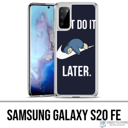 Samsung Galaxy S20 FE Case - Pokémon Snorlax Just Do It Later