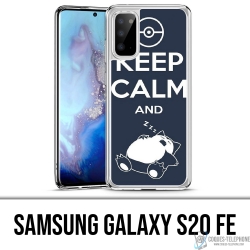 Samsung Galaxy S20 FE case - Pokémon Snorlax Keep Calm