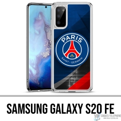 Carcasa Samsung Galaxy S20 FE - Logotipo Psg Metal Cromado