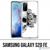 Samsung Galaxy S20 FE Case - Skull Head Roses Black White