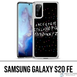 Coque Samsung Galaxy S20 FE - Stranger Things Alphabet