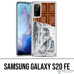 Coque Samsung Galaxy S20 FE - Tablette Chocolat Alu