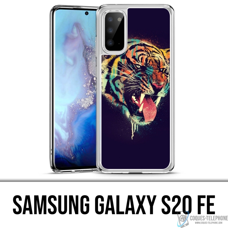 Custodia per Samsung Galaxy S20 FE - Paint Tiger
