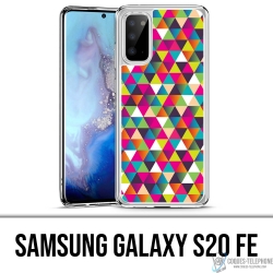 Samsung Galaxy S20 FE Case - Mehrfarbiges Dreieck