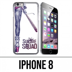 Coque iPhone 8 - Suicide Squad Jambe Harley Quinn