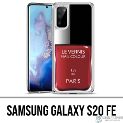 Coque Samsung Galaxy S20 FE - Vernis Paris Rouge