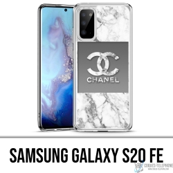 Samsung Galaxy S20 FE Case - Chanel White Marble