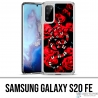 Custodia per Samsung Galaxy S20 FE - Rose serpente Gucci