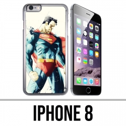 Coque iPhone 8 - Superman Paintart