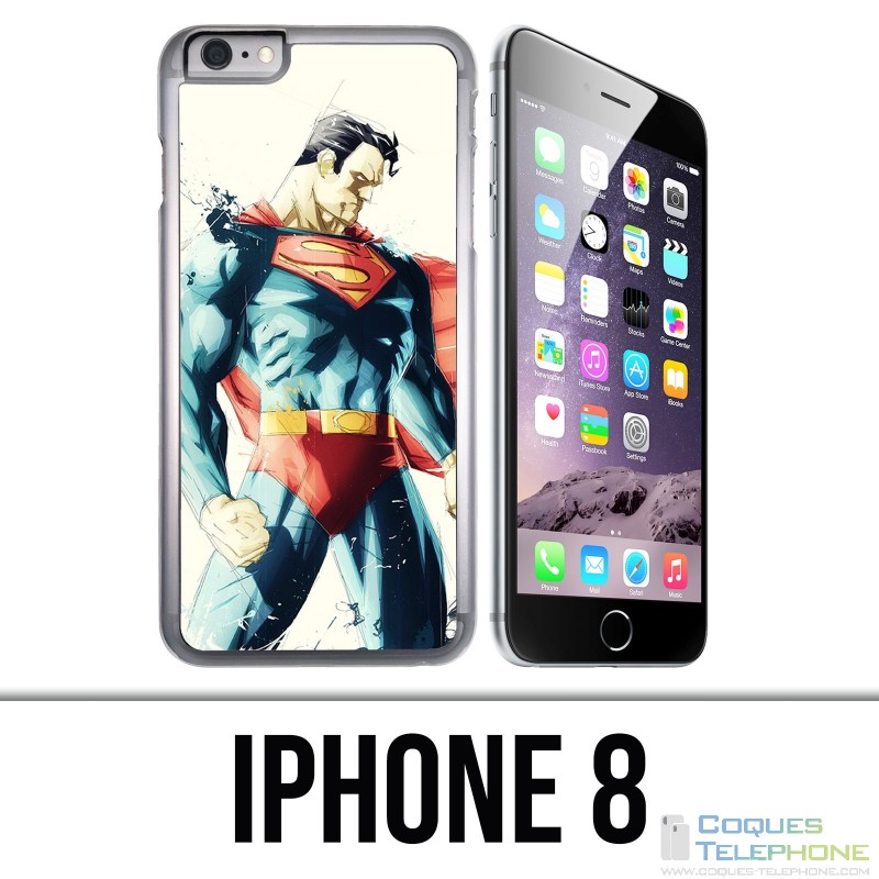 Custodia per iPhone 8 - Superman Paintart