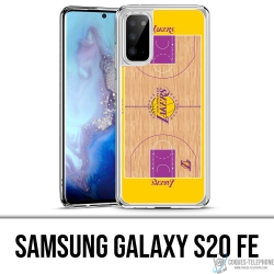 Coque Samsung Galaxy S20 FE - Terrain besketball Lakers NBA