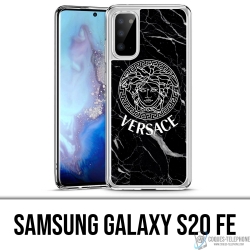 Coque Samsung Galaxy S20 FE - Versace marbre noir