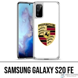 Samsung Galaxy S20 FE Case - Porsche Logo weiß