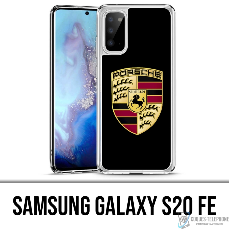 Carcasa Samsung Galaxy S20 FE - Logotipo Porsche Negro