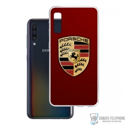 Coque Samsung Galaxy A50 : Porsche logo rouge
