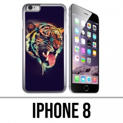 IPhone 8 Fall - Tiger-Malerei