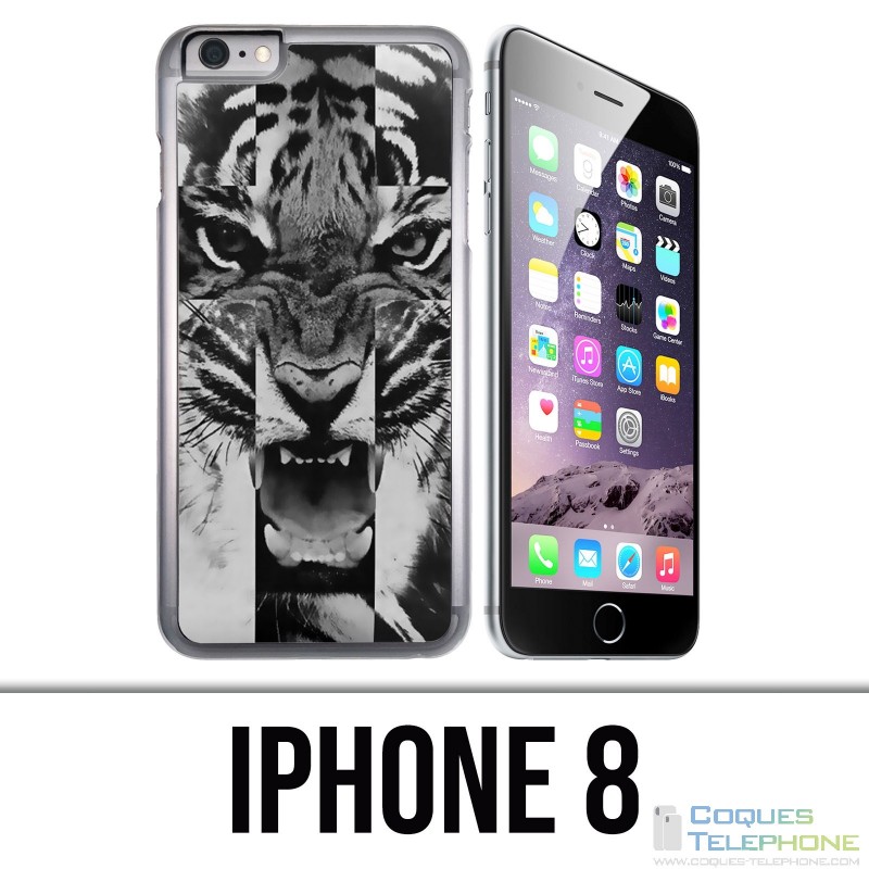 Coque iPhone 8 - Tigre Swag 1