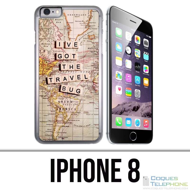 Coque iPhone 8 - Travel Bug