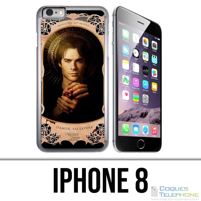 Funda iPhone 8 - Vampire Diaries Damon