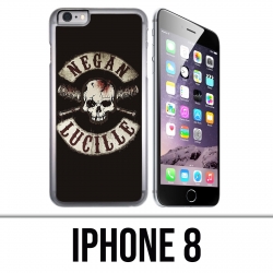 IPhone 8 Fall - gehendes totes Logo Negan Lucille