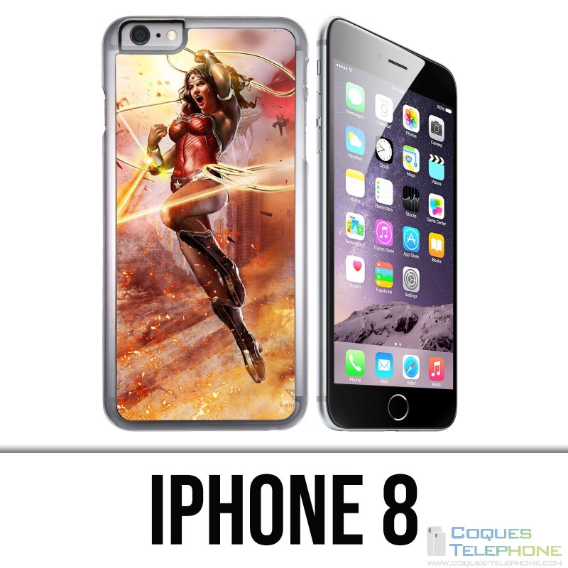 Coque iPhone 8 - Wonder Woman Comics