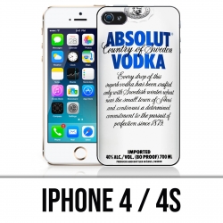 Coque iPhone 4 / 4S - Absolut Vodka