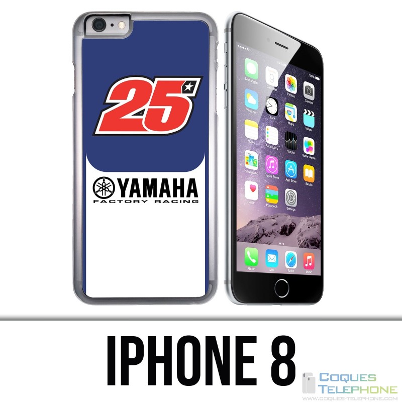 Coque iPhone 8 - Yamaha Racing 25 Vinales Motogp