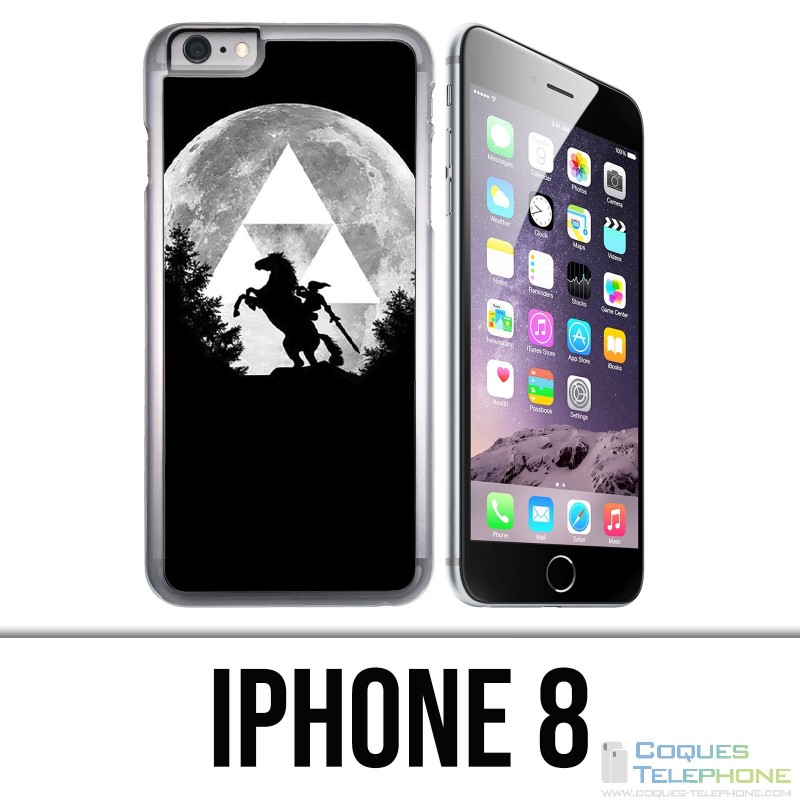 Custodia per iPhone 8 - Zelda Moon Trifoce