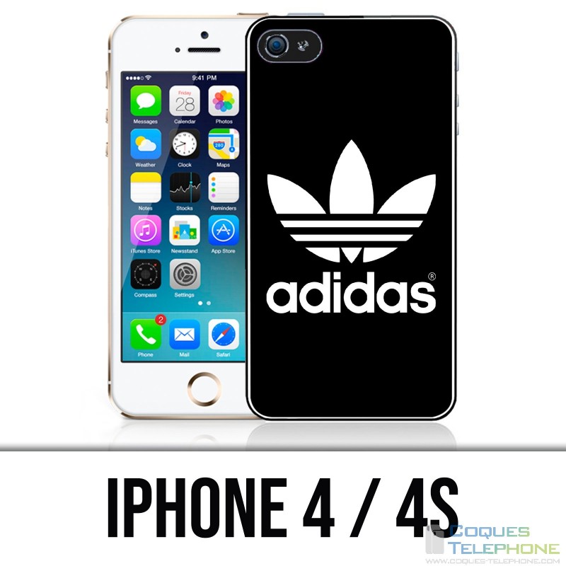 Coque iPhone 4 / 4S - Adidas Classic Noir