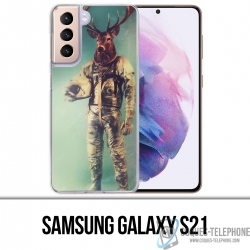 Samsung Galaxy S21 Case - Animal Astronaut Deer