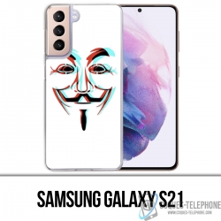 Coque Samsung Galaxy S21 - Anonymous 3D