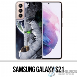 Custodie e protezioni Samsung Galaxy S21 - Astronaut Beer
