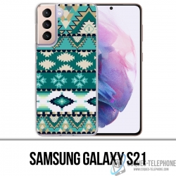Samsung Galaxy S21 Case - Aztec Green